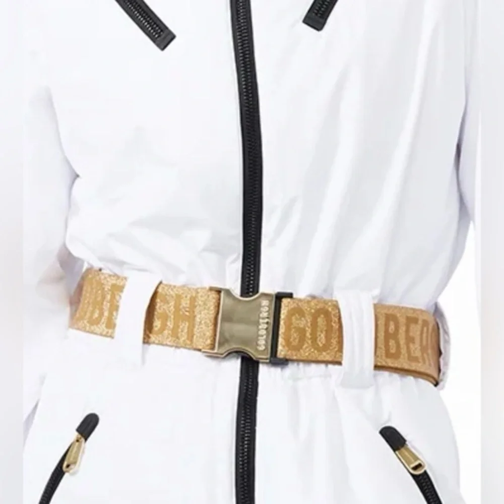 Goldbergh Gold Buckle Ski Belt